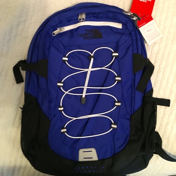 The North Face Handbags - NWT The North Face Borealis Classic Blue and Black Backpack